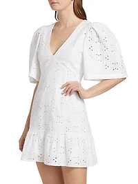 Mariana Eyelet Minidress