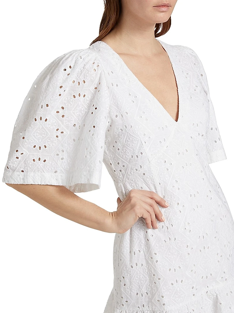 Mariana Eyelet Minidress