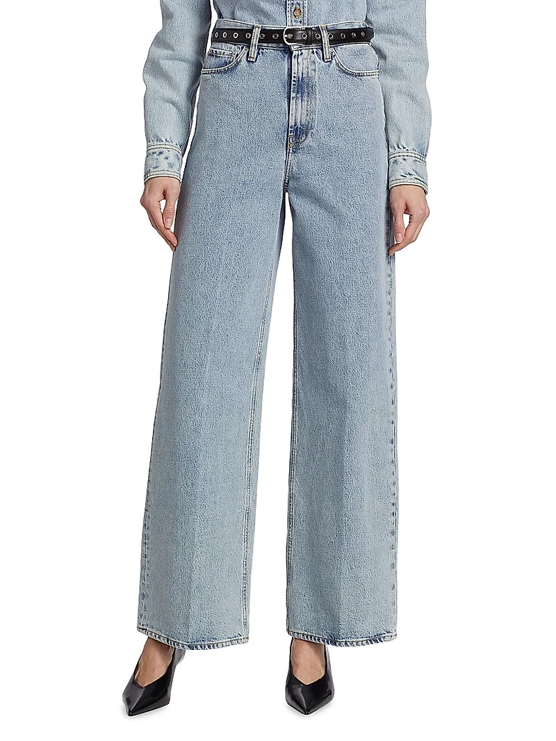 High-Rise Wide-Leg Jeans