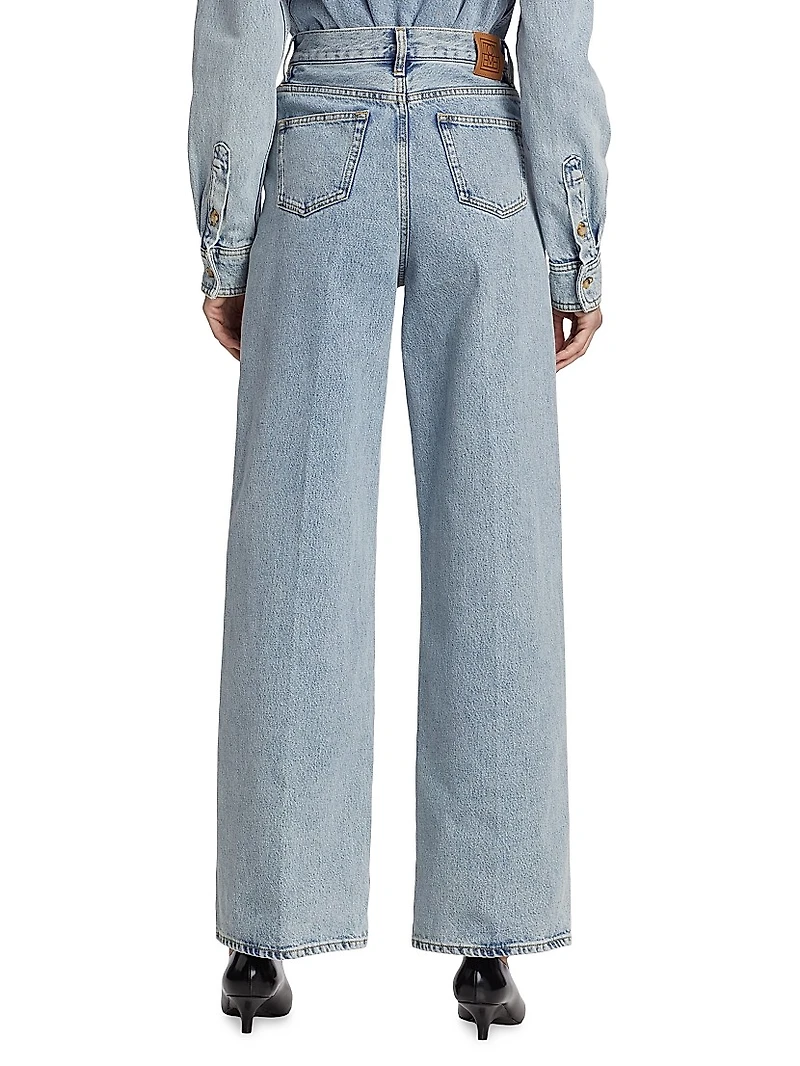 High-Rise Wide-Leg Jeans