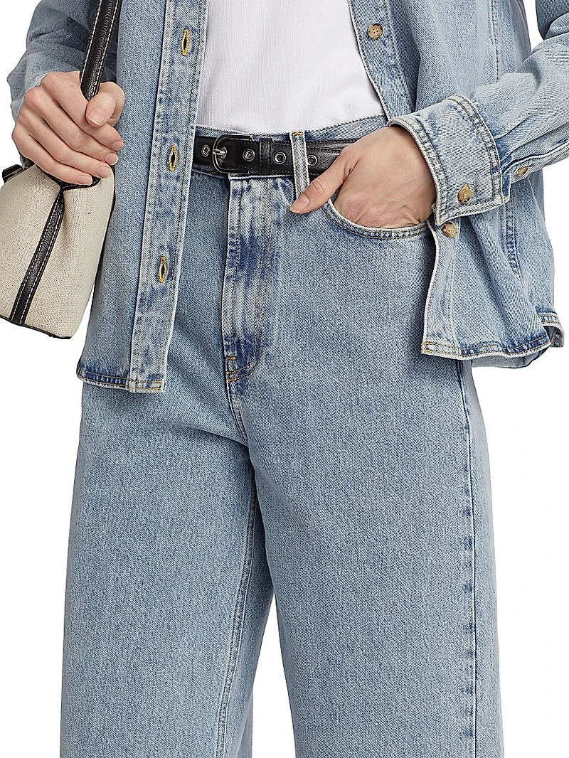 High-Rise Wide-Leg Jeans
