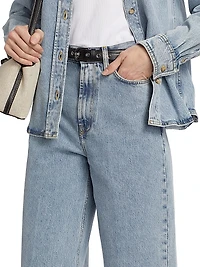 High-Rise Wide-Leg Jeans