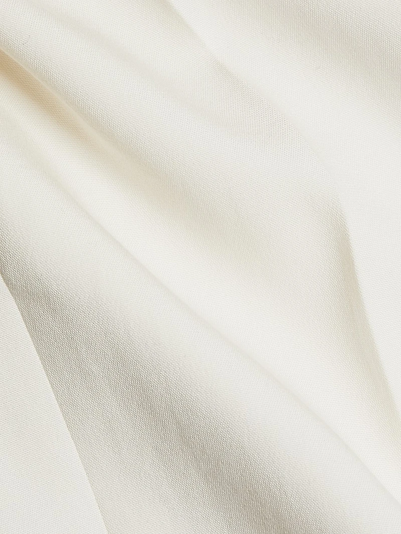 Straight-Leg Crop Trousers