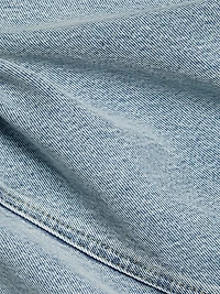 Denim A-Line Midi-Skirt