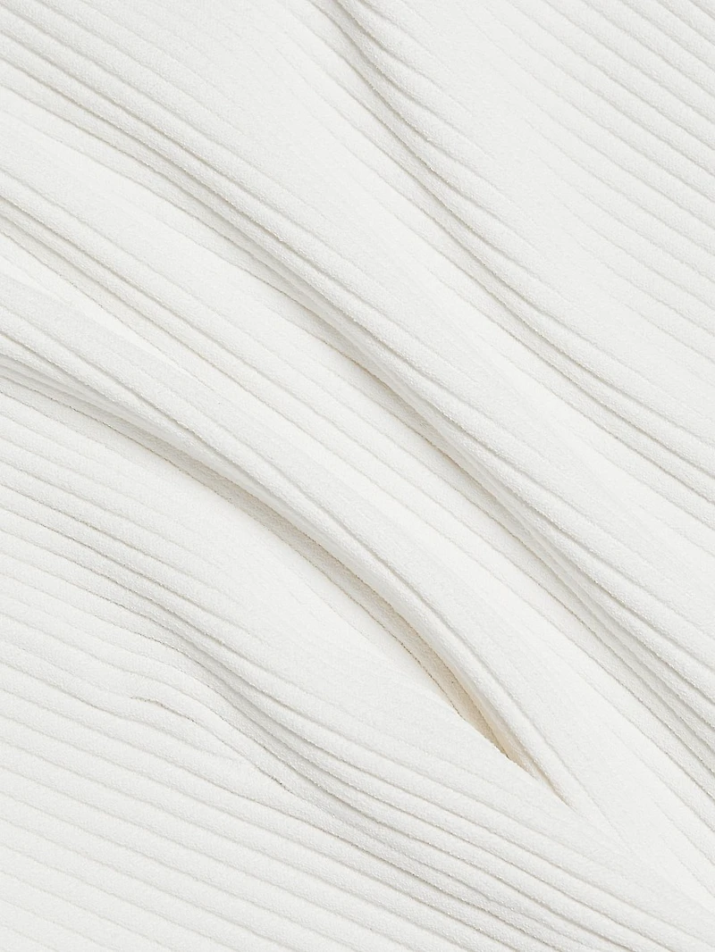 Asymmetric Rib-Knit Top