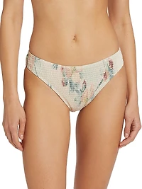 Floral Smocked Bikini Bottom