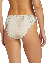 Floral Smocked Bikini Bottom