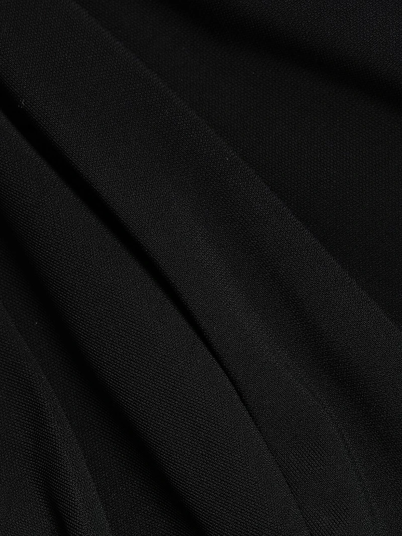 Crepe Jersey Twist Drape Top