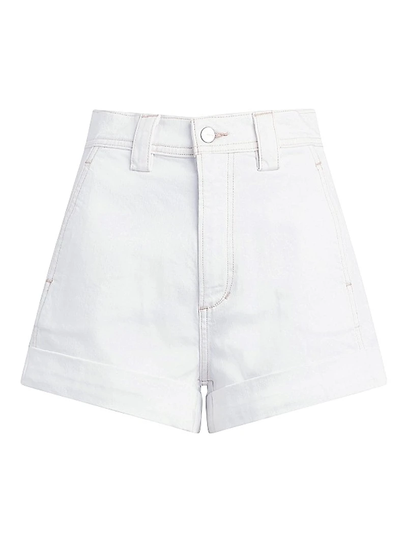The Avery High-Rise Denim Shorts