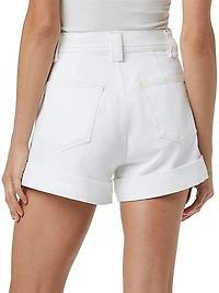 The Avery High-Rise Denim Shorts