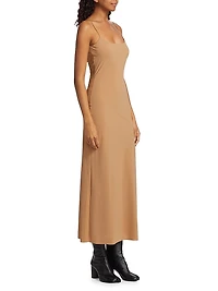 Stretch Jersey Maxi Slipdress