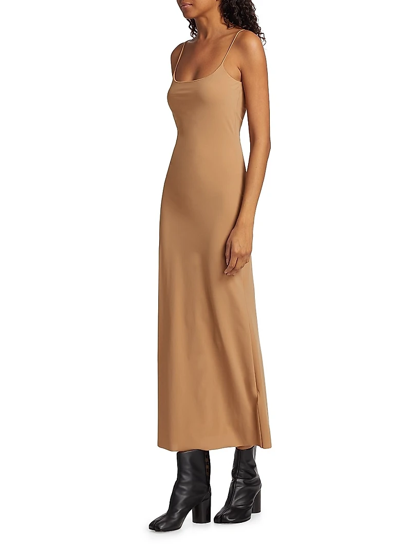 Stretch Jersey Maxi Slipdress