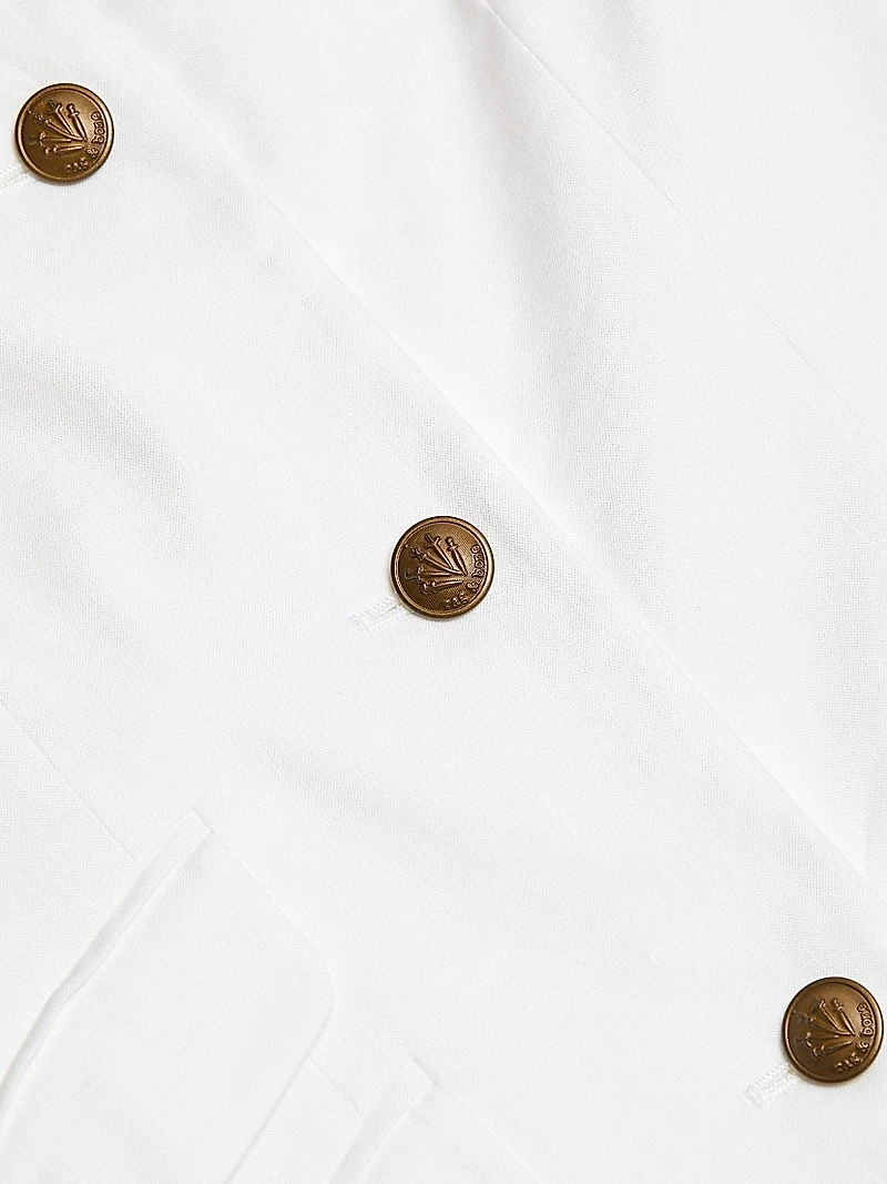 Slade Linen-Blend Vest Minidress