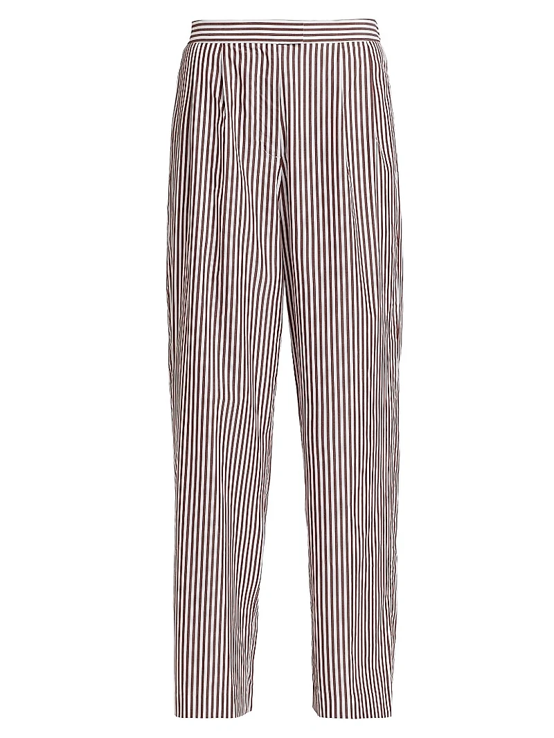 Lacey Striped Poplin Pants