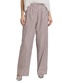 Lacey Striped Poplin Pants