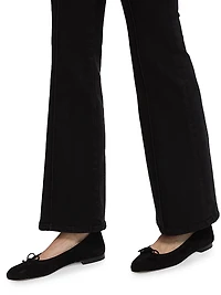 The Jetset Flare Pintuck Jeans