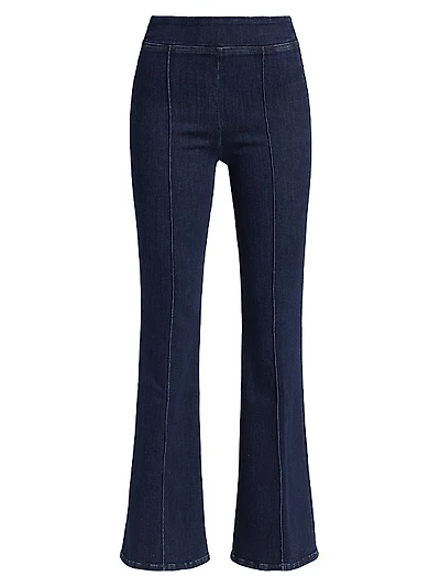 Jetset Flared Pintuck Jeans