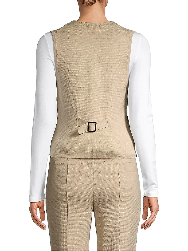Cotton-Blend Vest