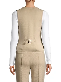 Cotton-Blend Vest