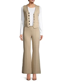 Cotton-Blend Vest