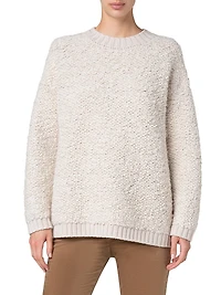 Chunky Bouclé Knit Sweater
