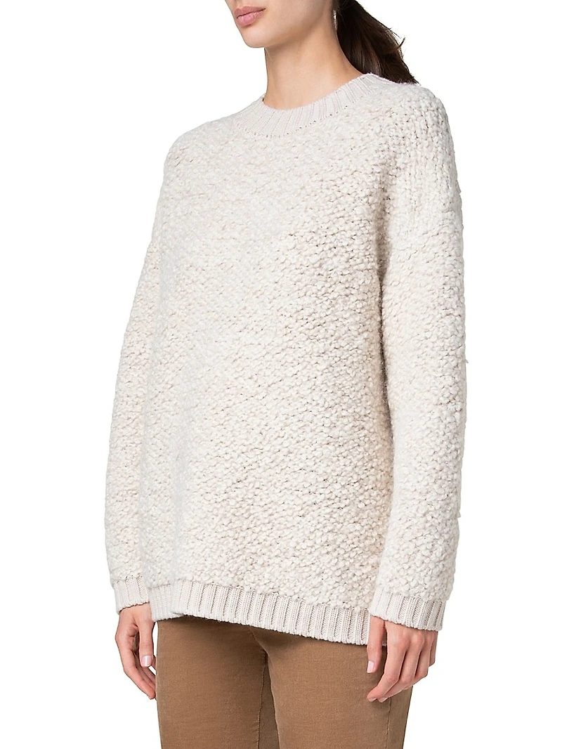Chunky Bouclé Knit Sweater