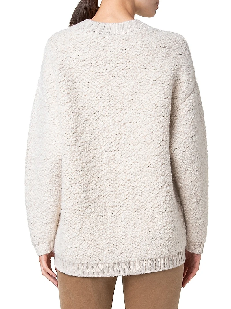 Chunky Bouclé Knit Sweater