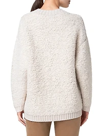 Chunky Bouclé Knit Sweater