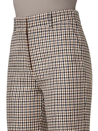Feryn Houndstooth Wool Tapered Pants