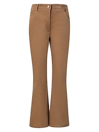 Cali Cotton-Blend Denim Crop Jeans
