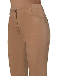 Cali Cotton-Blend Denim Crop Jeans
