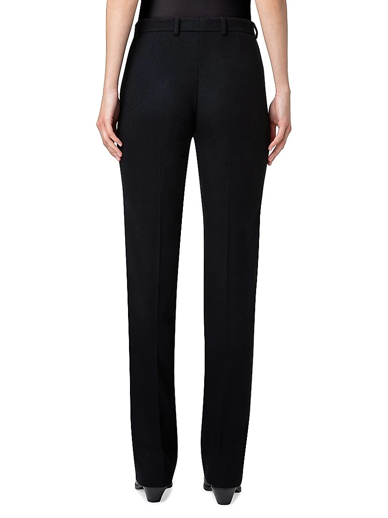 Mikko Wool Jersey Slim Pants