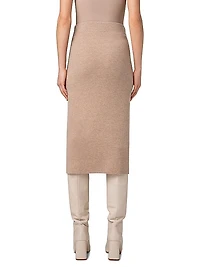 Fitted Rib-Knit Skirt