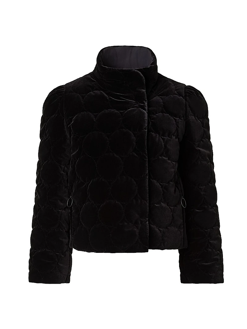 Dot Quilted Puffer Jacket