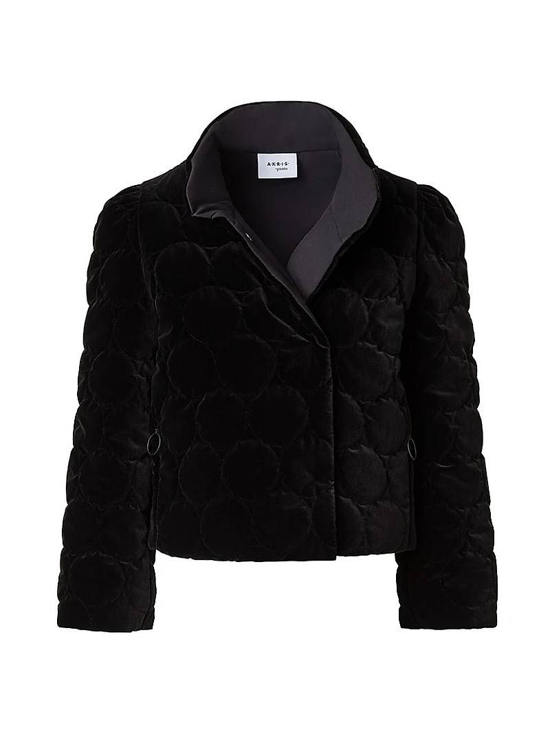 Dot Quilted Puffer Jacket