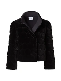 Dot Quilted Puffer Jacket
