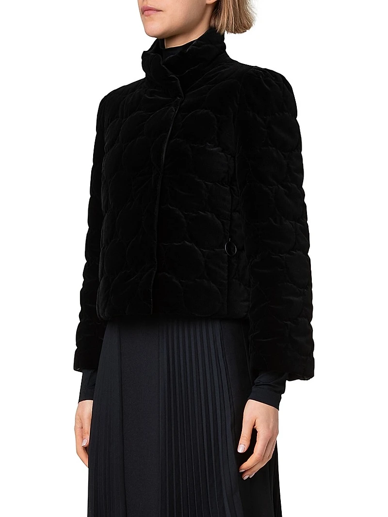 Dot Quilted Puffer Jacket
