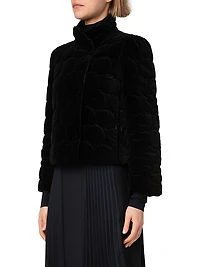 Dot Quilted Puffer Jacket
