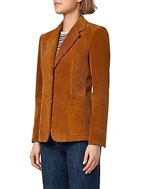Cotton Corduroy Two-Button Jacket