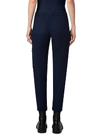 Milla Wool Jersey Slim Cargo Pants