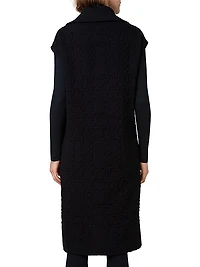 Glen Check Cotton-Blend Midi-Dress