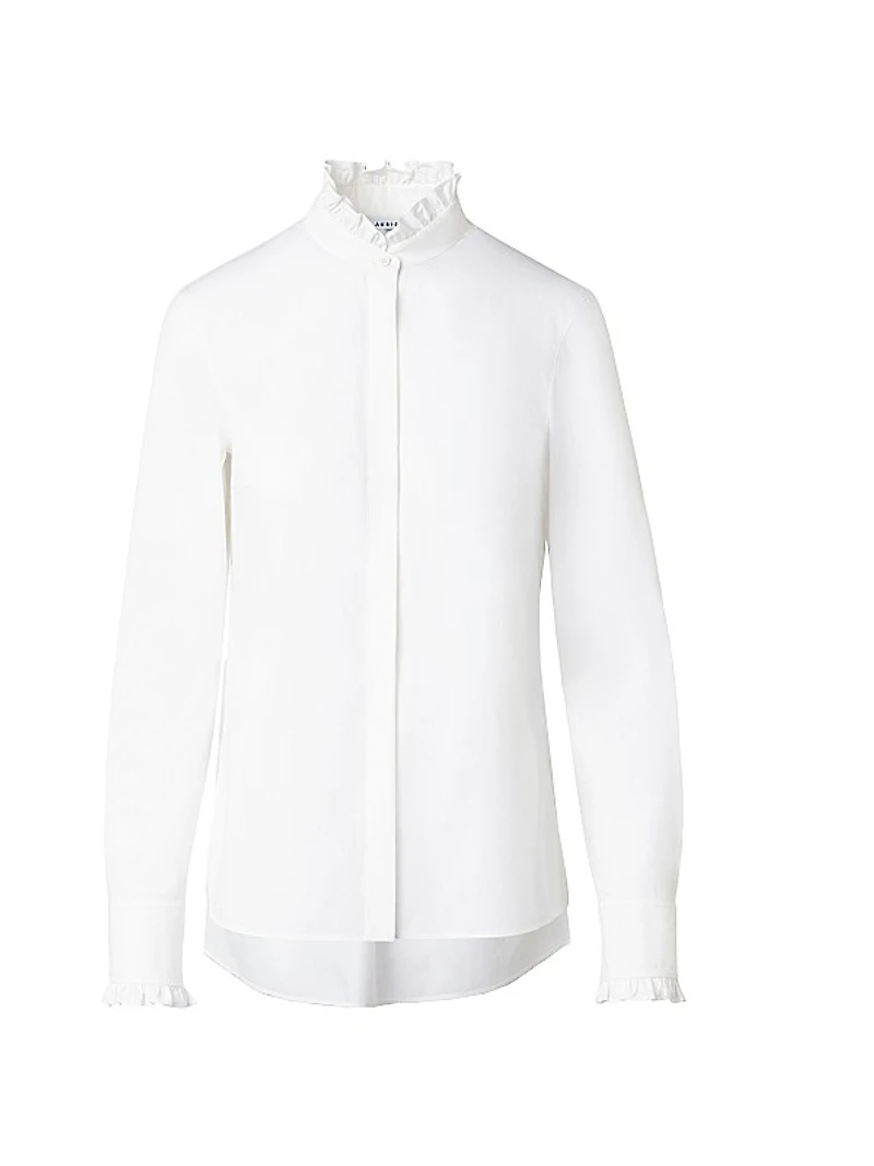 Cotton Ruffled Blouse