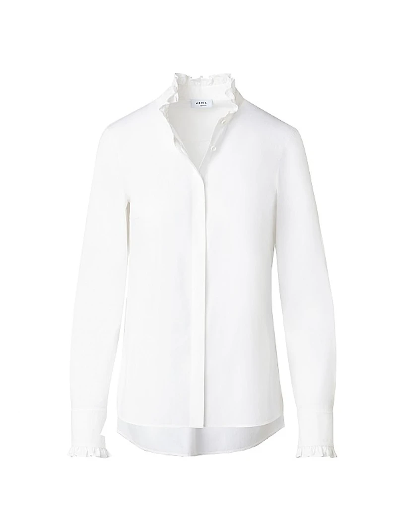 Cotton Ruffled Blouse