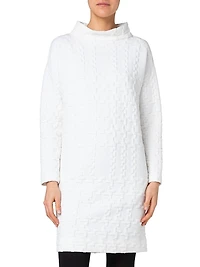 Glencheck Jersey Minidress