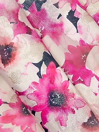 Floral Jacquard Gown