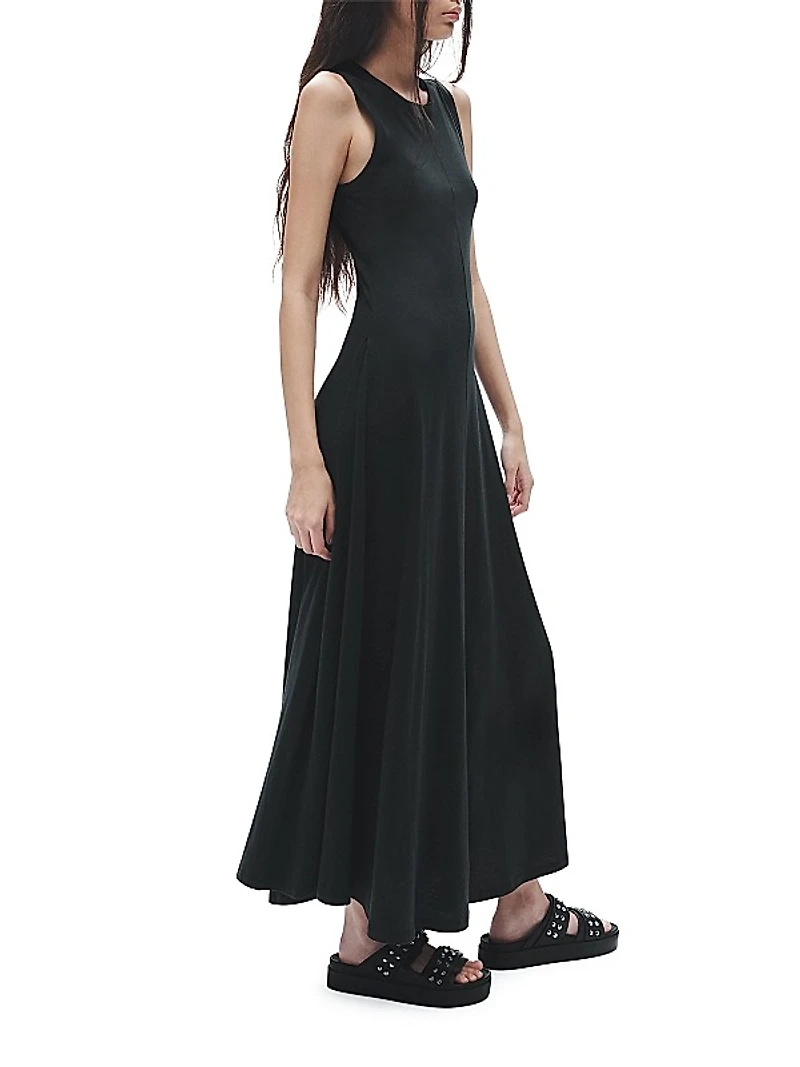Sadie Cotton Jersey Maxi Dress