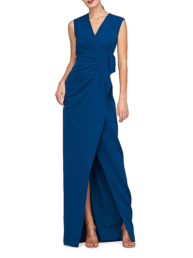Frances Crêpe Column Gown
