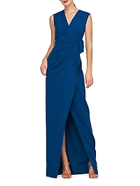 Frances Crêpe Column Gown