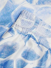 Sunglasses-Print Silk Shorts