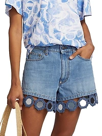 High Summer Mirror Denim Shorts